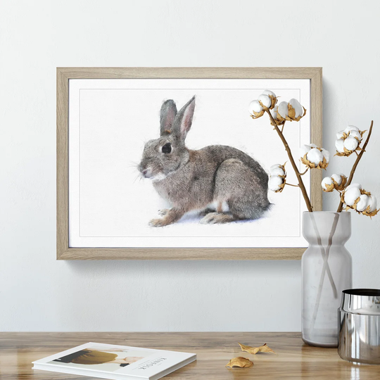Brown Bunny Rabbit Painting