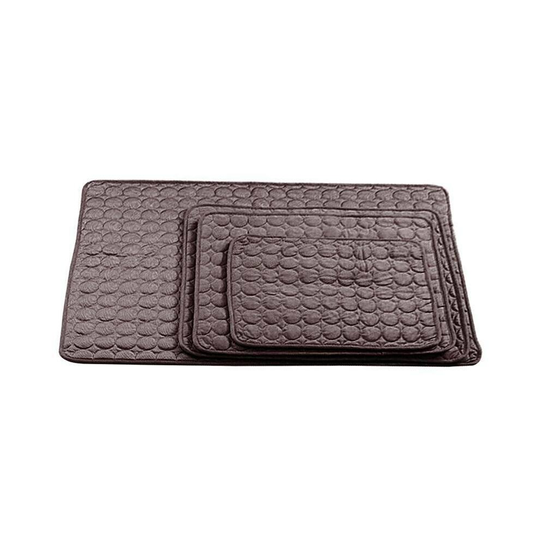 (Coffee, XL=100*72cm) Pet Self Cooling Gel Mat Cool Mat For Dogs Cats Puppy Pad Bed Mattress Heat Relief