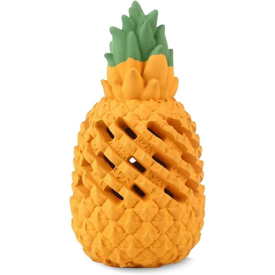 Litzee - Pineapple Aggressive Dog Chew Toy, Lifetime Replacement, Indestructible Interactive Toys for Small, Medium and Large Dogs
