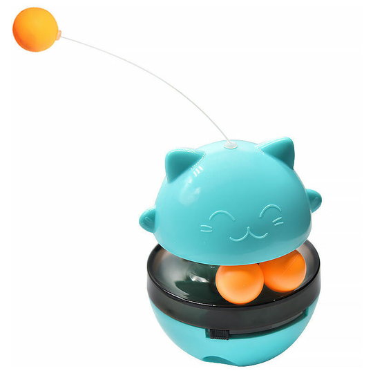Smart Cat Toy - Automatic Cat Food Dispenser - Interactive Toy - iq Training - Treats - Fun Toy for Cat and Dog