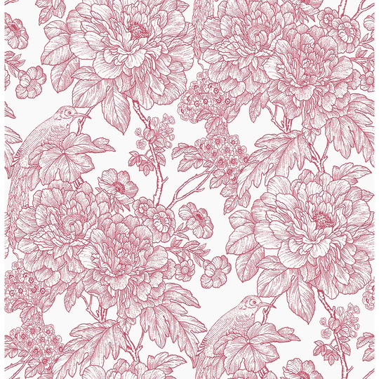 Perennial Birds of Paraside Breeze 10.06m x 52.07cm Matte Wallpaper Roll