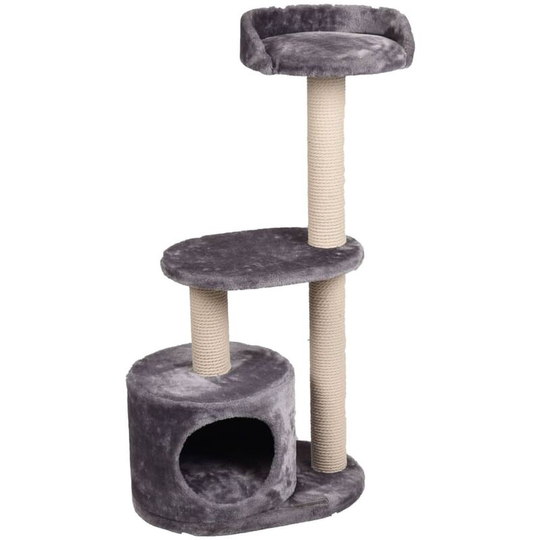 Flamingo - Cat Scratching Tree Echo Grey 48x34x99 cm Grey