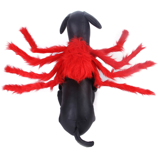 Lifcausal - Pet Chest Back Strap Cats Dogs Animals Spider Transformation Costume Clothes for Halloween Christmas Xmas Festival Holiday Present Gift