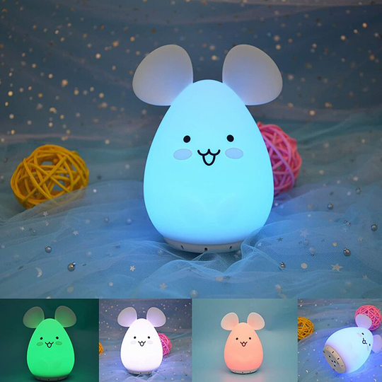 Kids Portable Night Light, usb Rechargeable Baby Night Light with Touch Control