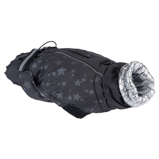 Reflecting Stars Dog Coat - approx. 70cm Back Length