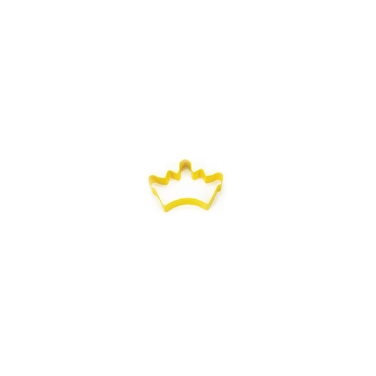 10cm Yellow Crown Cookie Cutter - Eddingtons Pastry Biscuit - cutter eddingtons yellow crown 10cm pastry biscuit cookie