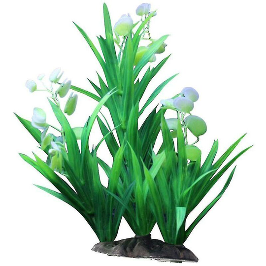 Aquarium fish landscaping, 1 piece, green