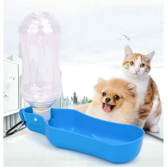 Betterlifegb - 500ml Portable Water Dispenser For Dog Travel Water Bottle with Crochet Gourd With Dog Dog Puppy Cat Rabbit Pig India and Other