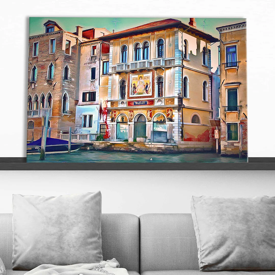 Venice Architecture by Yuri Malkov - Wrapped Canvas Painting