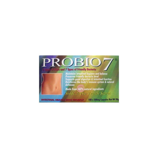 Probio7 Original Digestive Health Supplement 7 Live Strains of Friendly Bacteria 100 Capsules