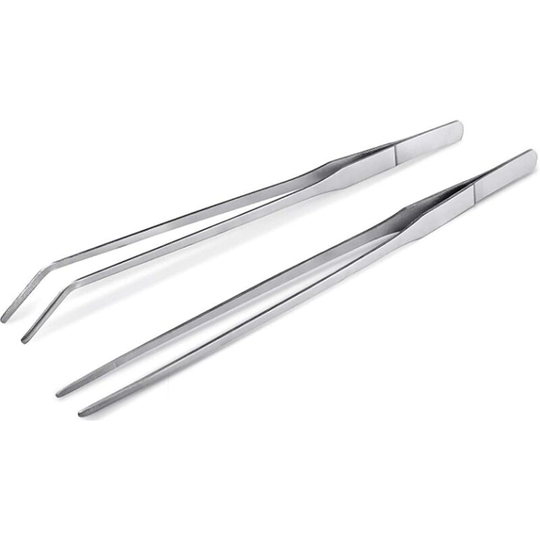 Right and curved Epile tongs for aquatic plants Aquatic plant Pliers Tools Easy to use and long duration for herbarium Aquarium aquarium and terrarium