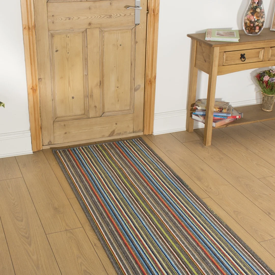 Andrews Looped/Hooked Grey Indoor/Outdoor Rug