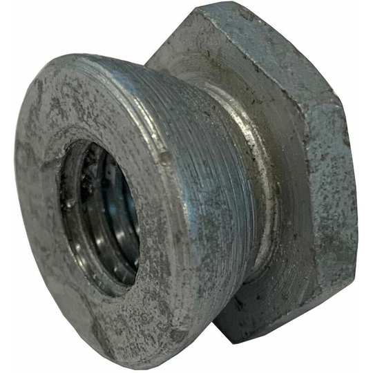 M10 Shear Nut Galvanised Mild Steel (Permacone - snapoff - Security - Tamper Proof)