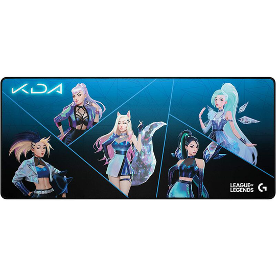 G840 k/da xl Gaming Mouse Pad, 3mm Thickness, Stable Rubber Base, League of Legends Gaming Equipment - Multicolor