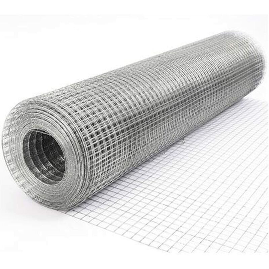 Day Plus - Welded Mesh Wire, Fence, 15M Galvanised Steel Garden Netting, 1"x1 hole Livestock Fencing Roll for Chickens, Rabbits, Dogs, Window Guards