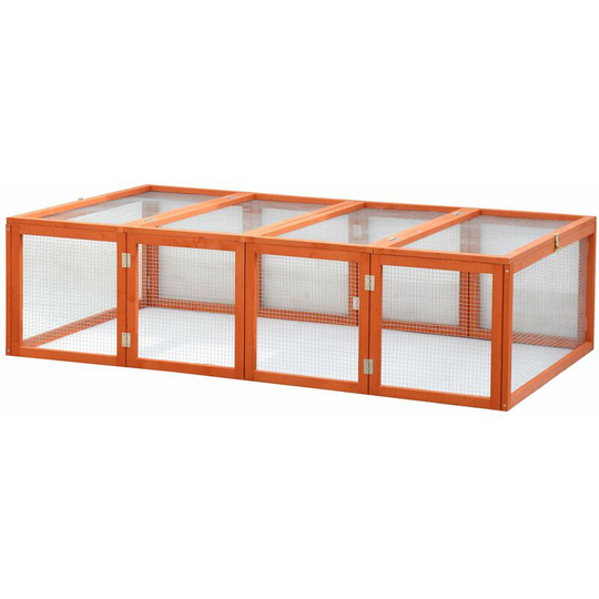 KCT - 6ft Wooden Collapsible Pet Run Enclosure