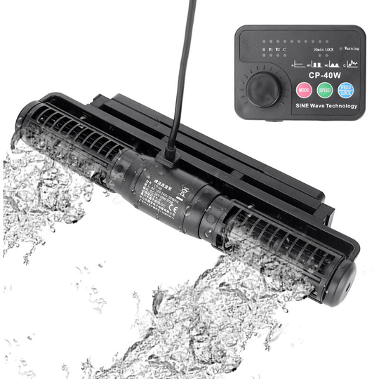 Aquarium Wave Pump, Cross Flow Wave Aquarium Pump Inverter with Controller (CP-55)