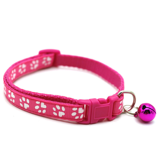 Pet Flea Collar Adjustable Dog Cat Rabbit Neck Strap Safety Protection Red