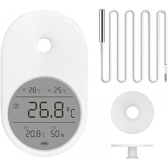 Aquarium Thermometer, High Precision Digital 3 in 1 Hygrometer Thermometer for Reptile Fish Aquarium