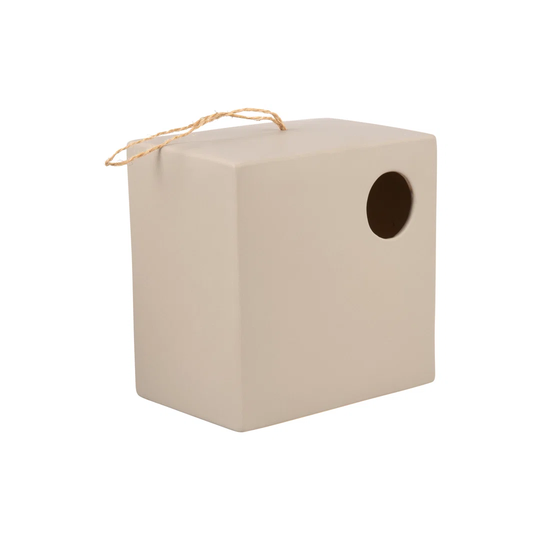 Square Ceramic Hanging Birdhouse