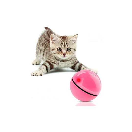 Cat Toys for Indoor Cats Kittens Training, Interactive 360° Self-Rotating Cat Ball, USB Rechargeable Smart Wicked Ball