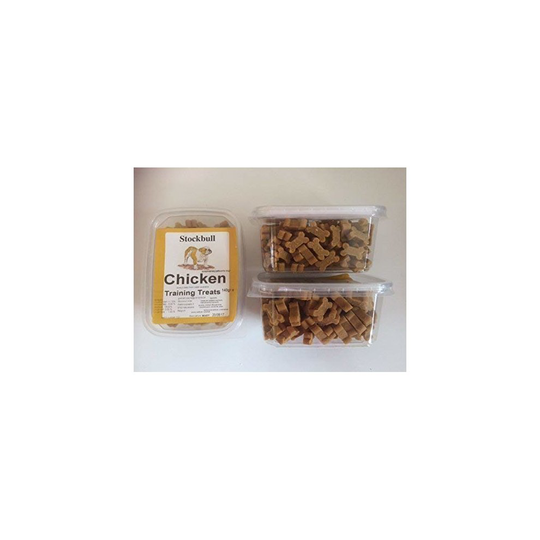 Stockbull Dog Training Treats - Chicken (3 x 140g Tubs)