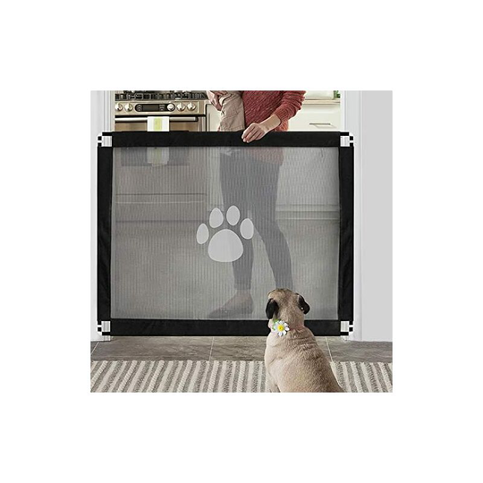 Magic Pet Safety Gate for Dogs Easy to Install Lockable Dog Stair Gate 100 x 80cm Indoor Stair Gate Fence