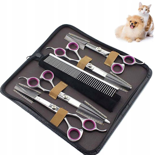 Scissors for dog care supplies and cats set of 7 inch animal grooming scissors