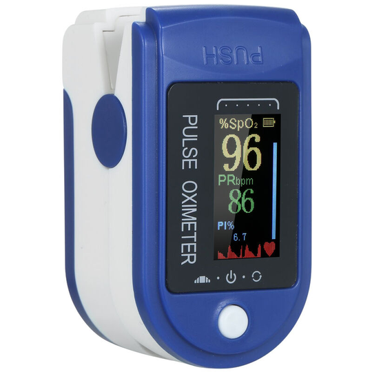 Portable Fingertip Clip Pulse Oximeter tft Colorful Display Screen Mini SpO2 Monitor Pulse Rate Measuring Oxygen Saturation Monitor for Daily Use