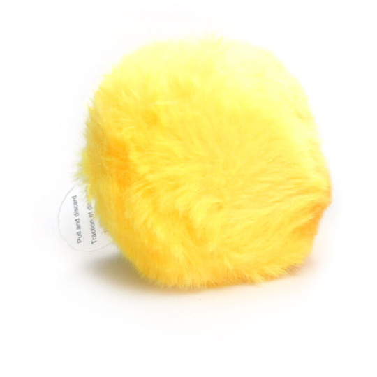 Fluffy Plush Pet Ball Toys Interactive Chirping Balls Pet Kicker Toys Lifelike Animal Chirping Sounds Fun Toys for Pet Exercise