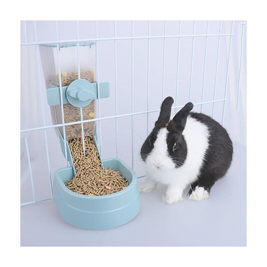 Pets Food Hanging Bowl for Crates & Cages Hanging Pet Cage Feeder for Small Animals Cats Puppies Ferrets Rabbit Automatic Feeder