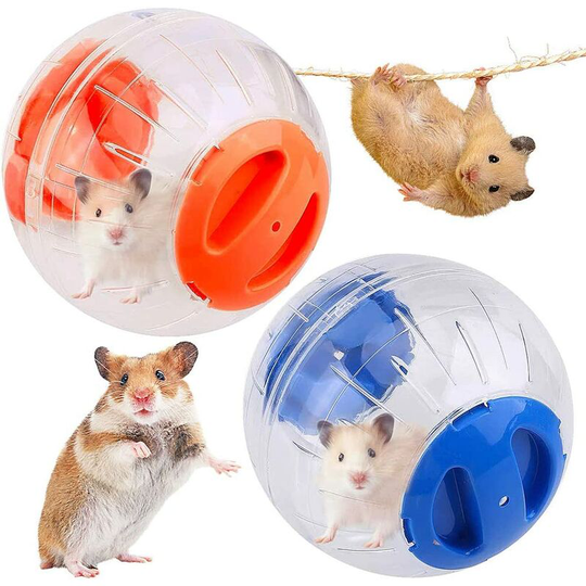 Hamster Mini Running Fitness Ball, Cute Plastic Hamster Toy, Small Animal Toy