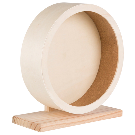 Trixie Wooden Exercise Wheel - Diameter 21cm x 5.5cm