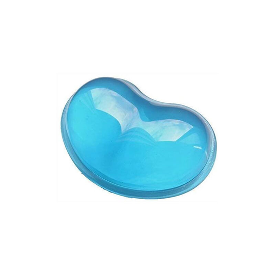Litzee - Silicone Gel Wrist pad,Rest Heart-Shaped Translucence Ergonomic Mouse Pad Hand Pillow Effectively Wrist Fatigue (Purple)