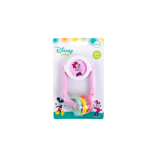 (Minnie Mouse) Disney Baby Rattle From Birth BPA free Toy Teether