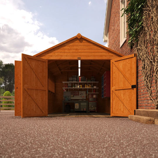 Tiger 10 Ft. W x 18 Ft. D Shiplap Apex Shed