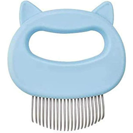 Pet Hull Brush, Dog Brush, Cat Brush, Cat Dog Brush and Massage Comb, Pet Comb and Massage Brush, Bristle Brush - Langray
