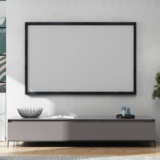 Cristyan Grey Fixed Frame Wall Mounted Projector Screen