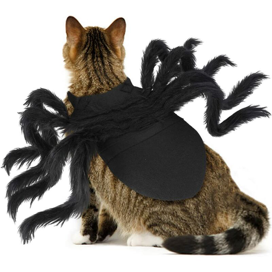 Halloween Pet Costume Spider Dog Cat Cosplay Clothes Spider Suit For Party Costume For Medium Dog Costume
