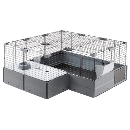 Ferplast Rabbit Cage Multipla Maxi 142.5X72x50 Cm Black