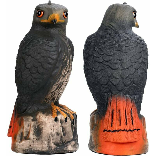 Deckon - Large Realistic Hawk Eagle Scarecrow Garden Bird Repeller Anti Pigeon Decoration Scarecrow Bird Repeller Pigeon Alarmists Garden Scare
