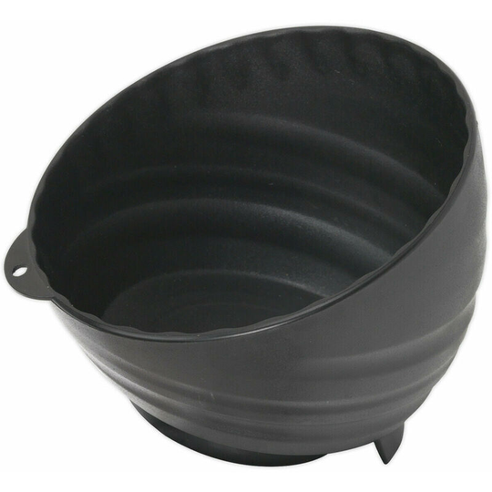 150mm black Magnetic Screw & Bits Collector Bowl - Nuts Bolts Washers Parts Dish