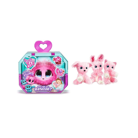 (pink) Little Live Scruff-A-Luvs Plush Mystery Rescue Pet