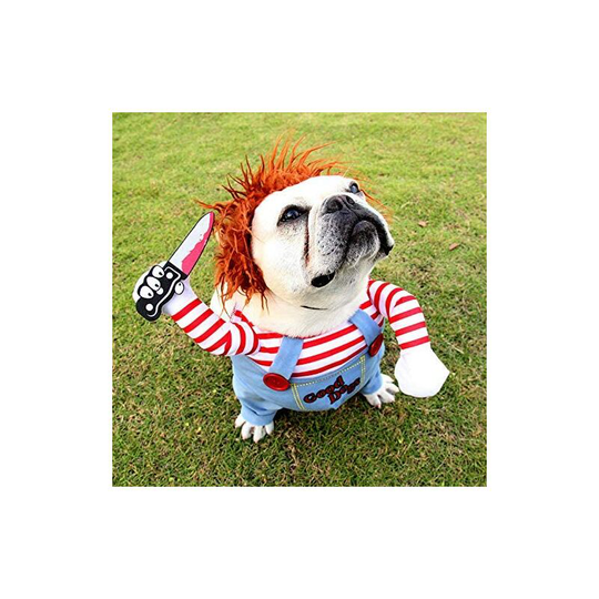 Thsinde - Deadly Doll Costume for Dogs and Pets, 1 Piece