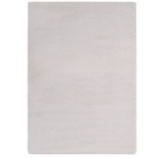 Rug 140x200 cm Faux Rabbit Grey Vidaxl Grey