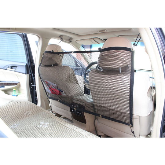Insulation and protection net for car, pet, dog, fence, net, car, 112 * 62 cm, black