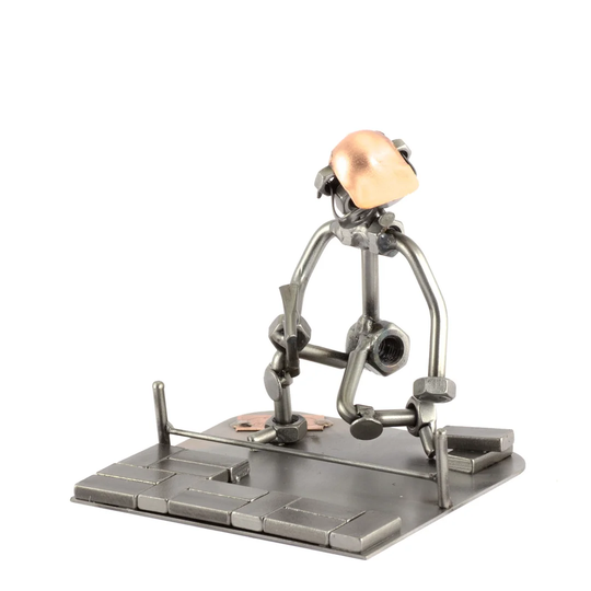 Stylus Man with Screws Pouliot Sculpture