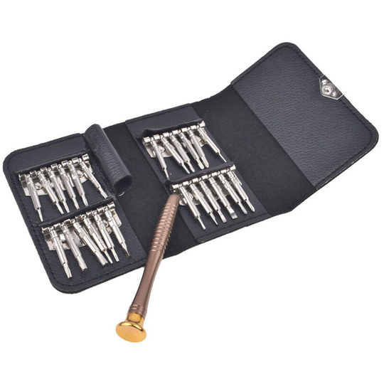 Screwdriver Set 25 in 1 Simple Operation Non-slip Handle Mini Nut Driver for Equipment Maintenance