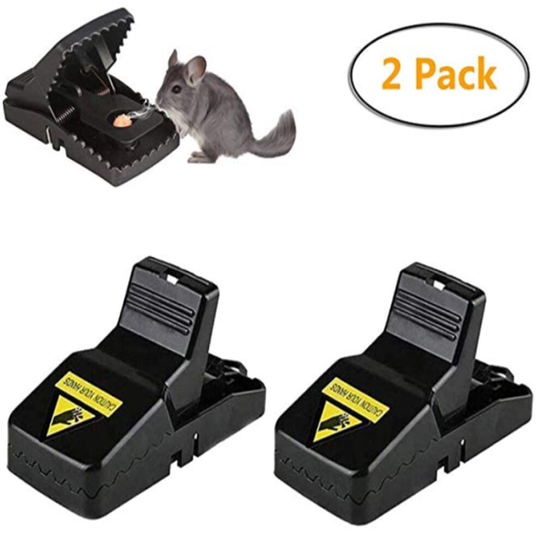2x Mouse Rat Traps Mice Rodent Bait Pest Control Trap Cheese Spring Snap Catcher