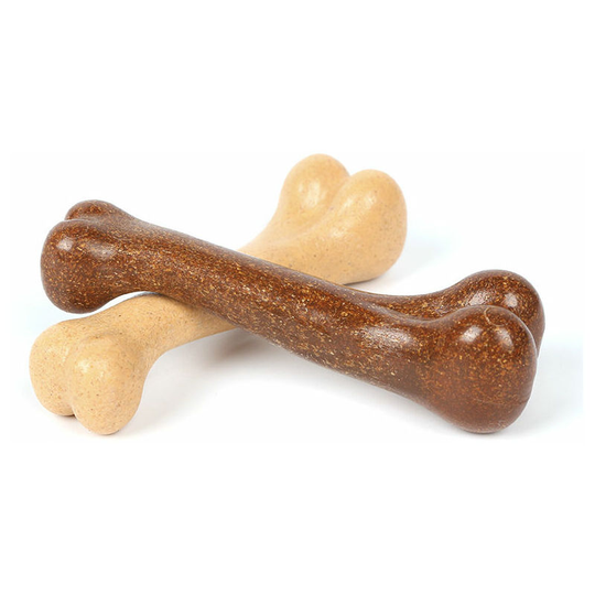 Dog Chew Toy Simulated Bone Chew Toy for Aggressive Chewers 15cm1 Piece Puppy Chew ToyBrown